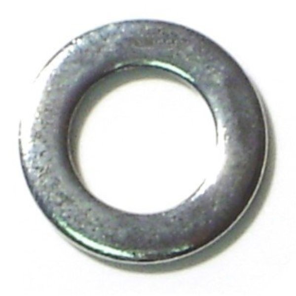 Midwest Fastener Flat Washer, Fits Bolt Size 5/16" , Steel Chrome Plated Finish, 10 PK 74363